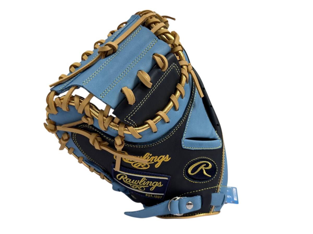 タグ付き未使用品 Rawlingsローリングス 一般軟式用キャッチャーミット HYPER TECH COLOR SYNC ハイパーテックカラーシン GR3HTC2AF 拍卖