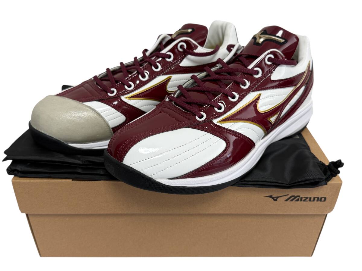 新品未使用 MIZUNOミズノ グローバルエリート オーダートレーニングシューズ アップシューズ 27.5cm 11GB241000 白エンジ G3ソール拍卖