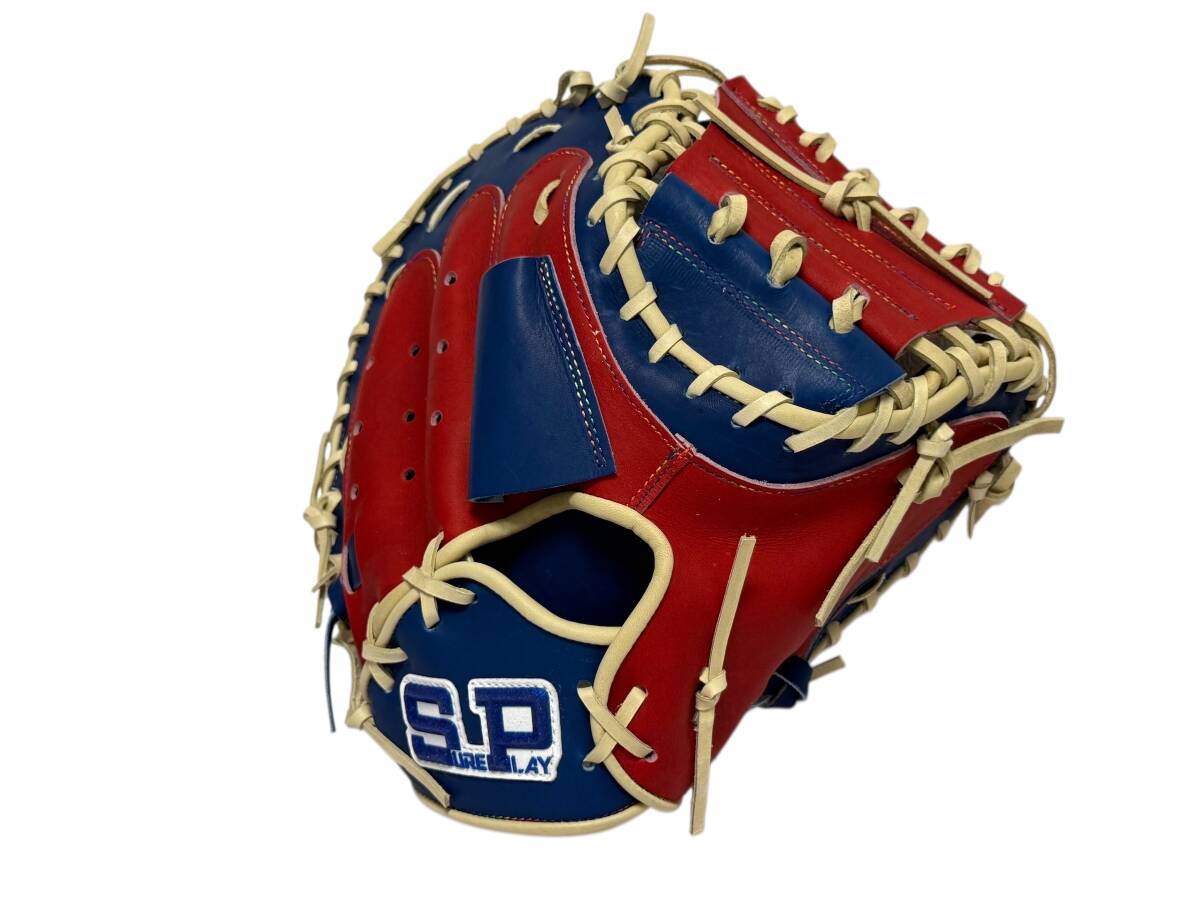 タグ付き未使用品 SURE PLAY シュアプレイ 一般軟式用キャッチャーミット ステアハイド レザー シリーズ Steer Hide Leather SBM-SS2230 拍卖
