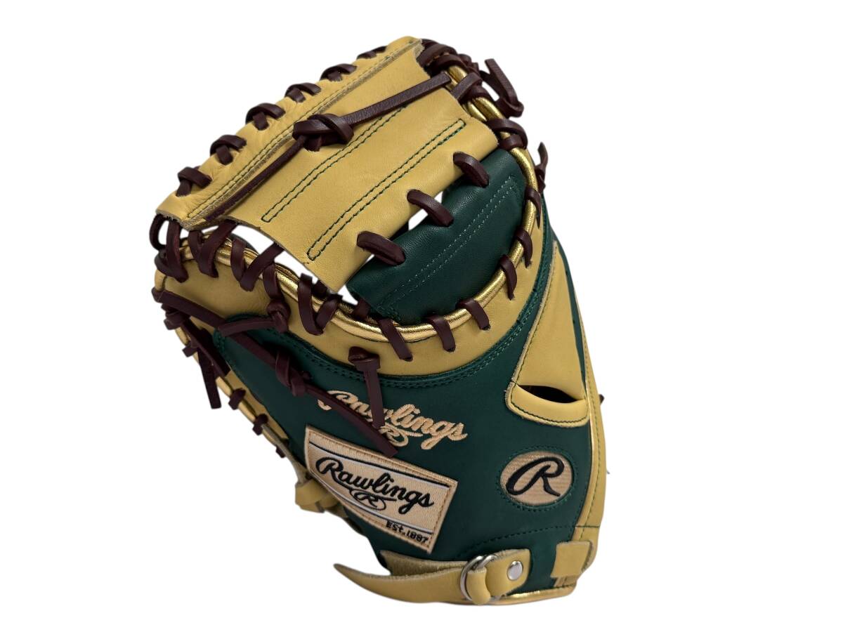 タグ付き未使用品 Rawlingsローリングス 一般軟式用キャッチャーミット HYPER TECH COLOR SYNC ハイパーテックカラーシンク GR2HTC2AF 左投拍卖