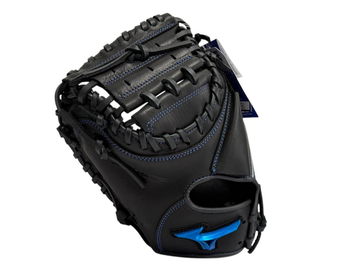タグ付き未使用品 MIZUNO ミズノ WILLDRIVE BLUE 少年軟式用キャッチャーミット 1AJCY27900 M-R型 左投げ用 09ブラック 定価13750円拍卖