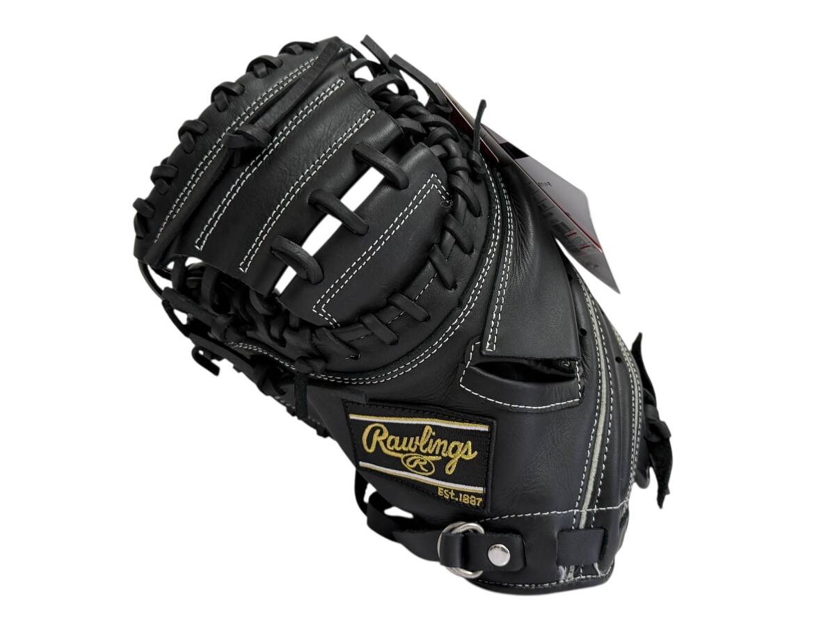 タグ付き未使用品 Rawlings ローリングス 少年軟式用キャッチャーミット 左投げ用 サイズ31.5 ブラック GJ2R92AFS-B HYPER TECH R拍卖
