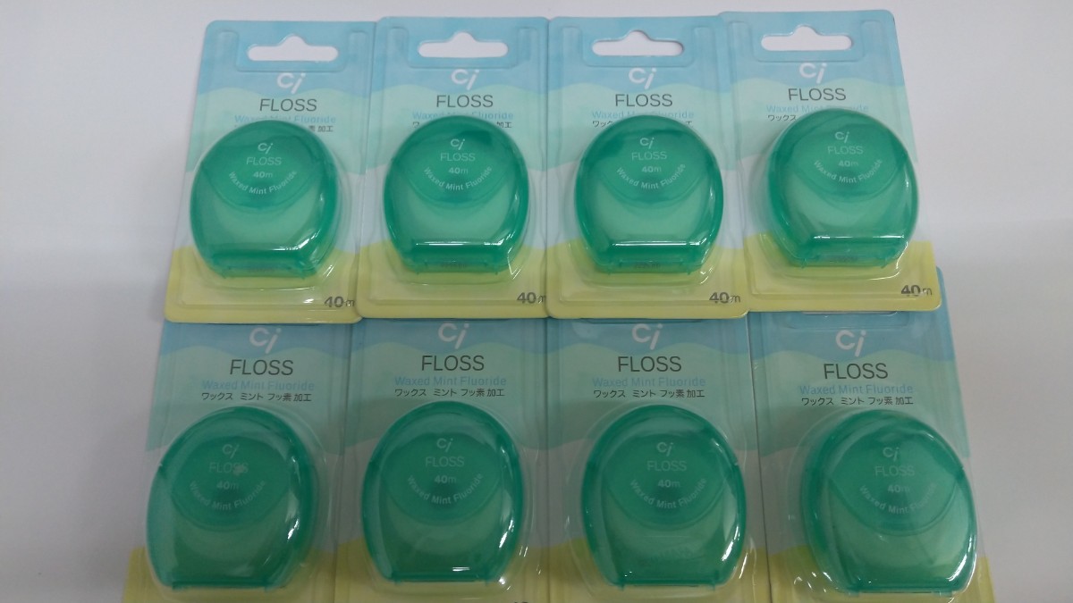 6個 歯科専売 Ciフロス フッ素加工・ミントワックス 40m デンタルフロス拍卖