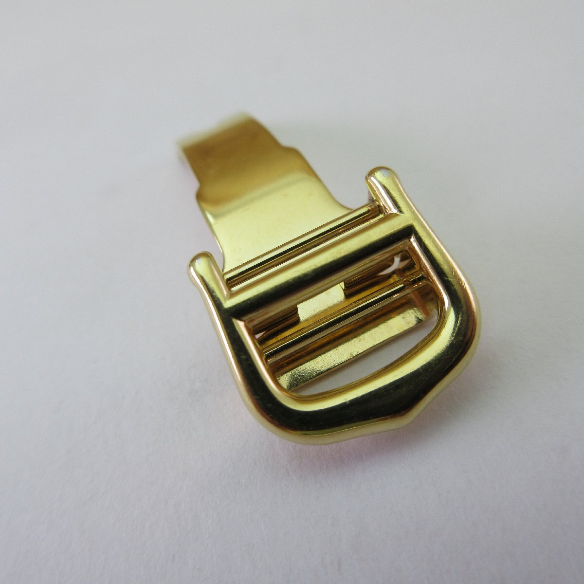 Cartier Dbuckle GP / カルティエ 純正Dバックル 金メッキ / 取り付け幅 12mm拍卖