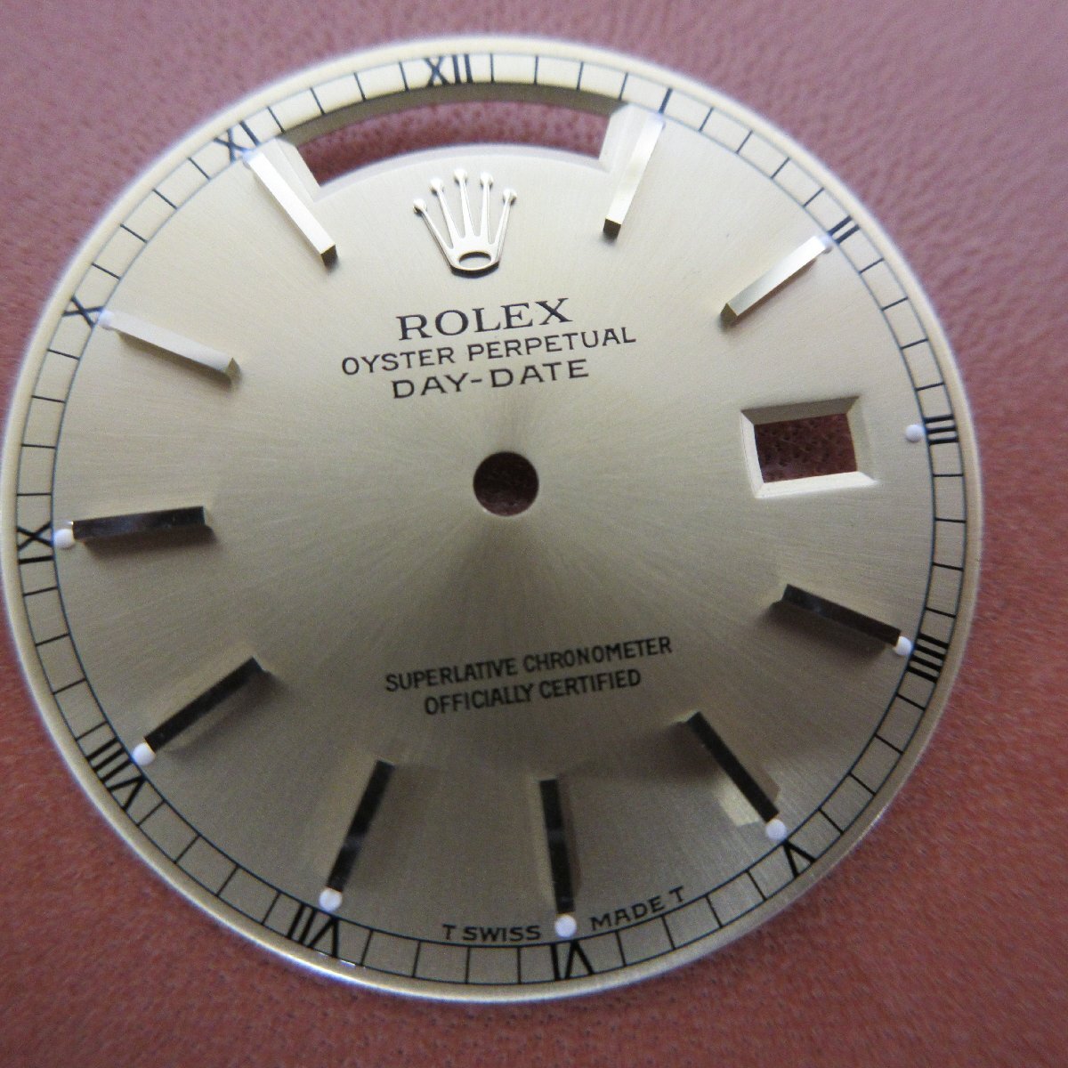 ROLEX Dial DAY-DATE Ref,18238 18038 / ロレックス デイデイト 純正文字盤 トリチウム夜光 スモールローマン 拍卖