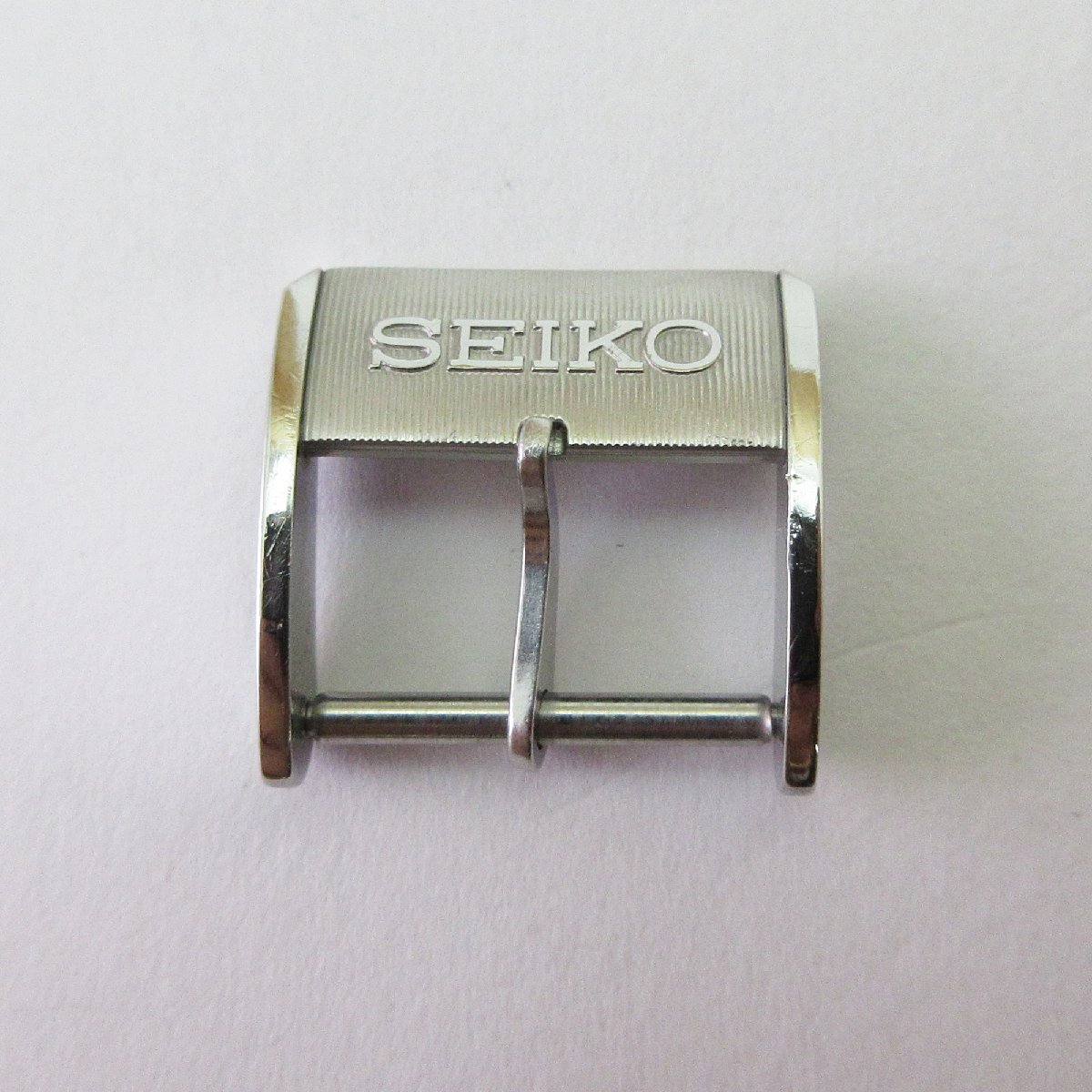 SEIKO セイコー 尾錠(バックル)ステンレス 純正尾錠 取り付け幅15mm拍卖