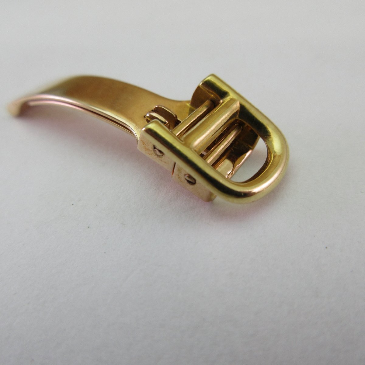 Cartier Dbuckle 18K 750 mm / カルティエ 純正Dバックル 18K/ 取付け幅 9mm/レディース アンティーク拍卖