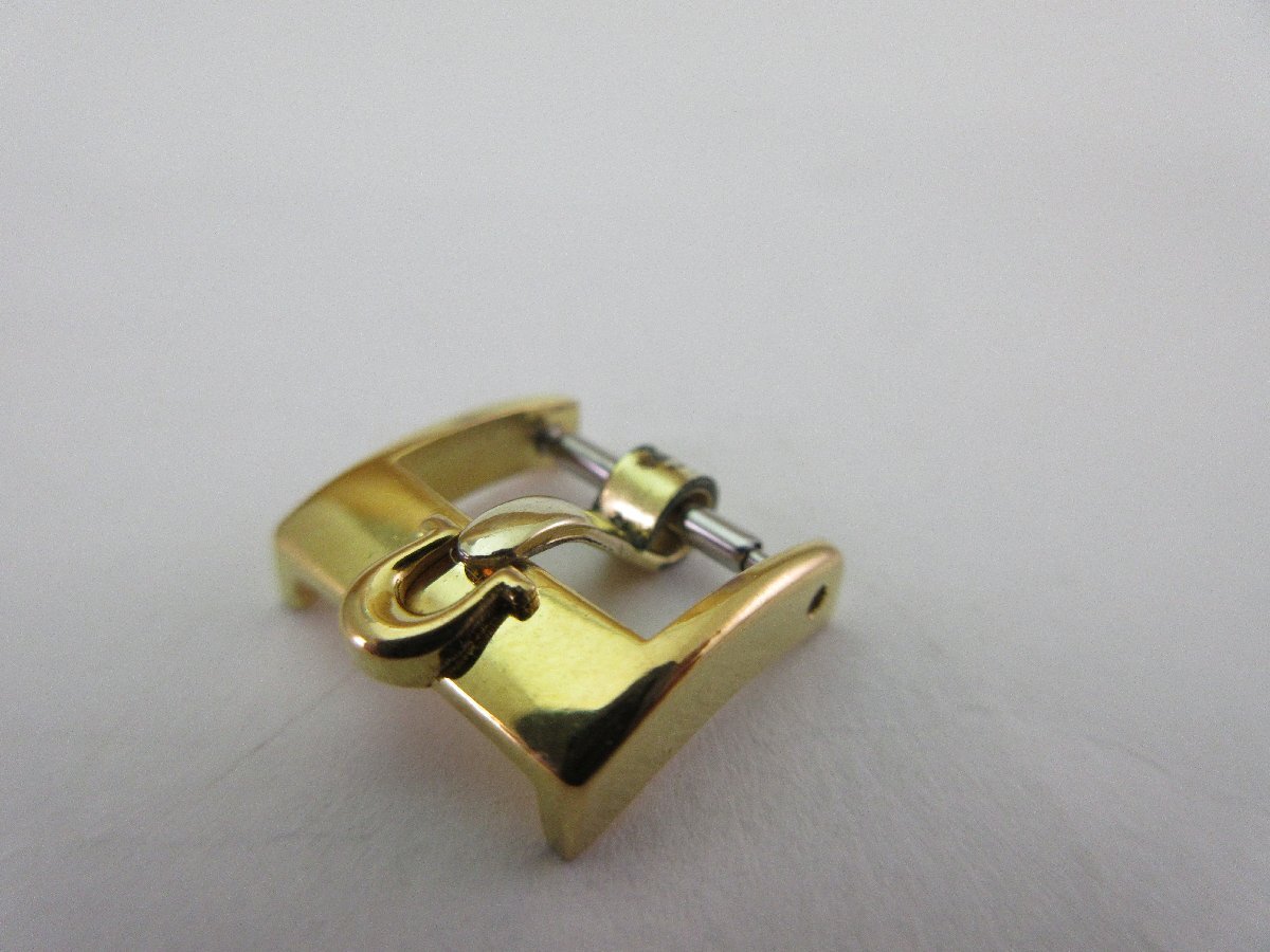 OMEGA Buckle GP 10mm / オメガ 純正尾錠 金メッキ 10ミリ / 取付幅10mm Ωマーク オメガ刻印拍卖