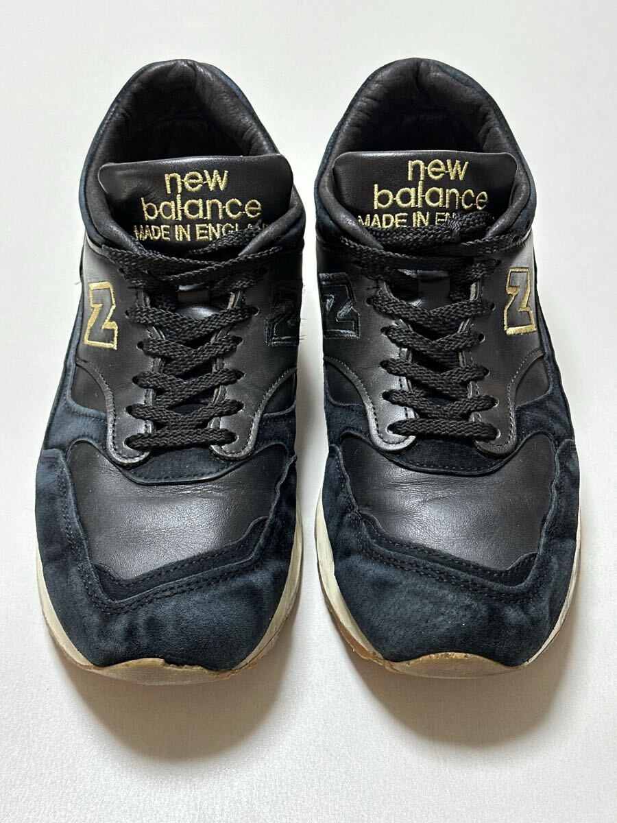 送料無料中古品 FOOTPATROL x NEW BALANCE UK製 M1500FPK 28.5cm US10.5 FPフットパトロール別注オールレザー限定ブラックxゴールド黒x金拍卖