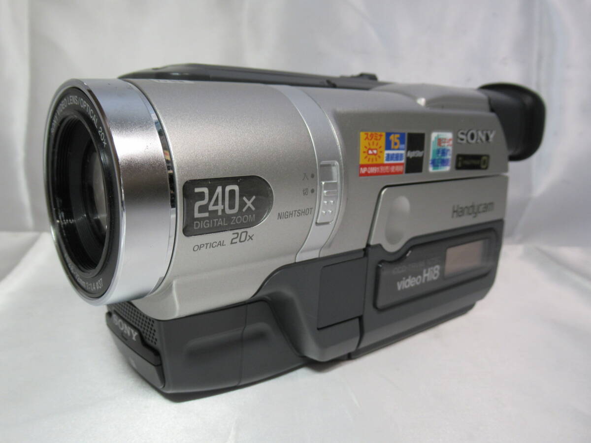 【動作確認済み】SONY / ソニー Handycam ハンディカム CCD-TRV96 Hi8 8ミリビデオカメラ 管Z0229拍卖