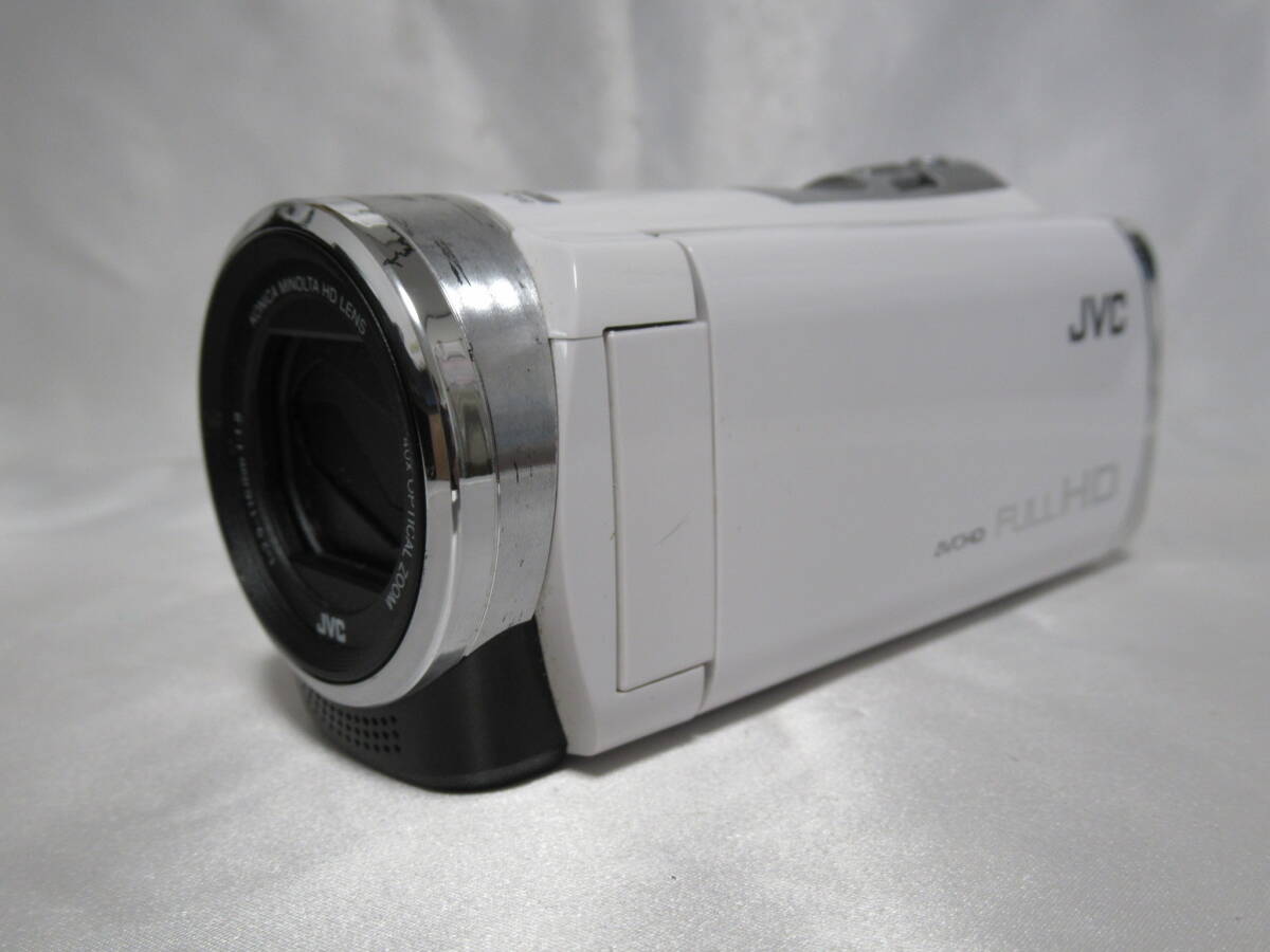 【動作確認済み】JVCケンウッド Everio エブリオ GZ-HM33 デジタルビデオカメラ SDカード 白 ホワイト 管Z0233拍卖