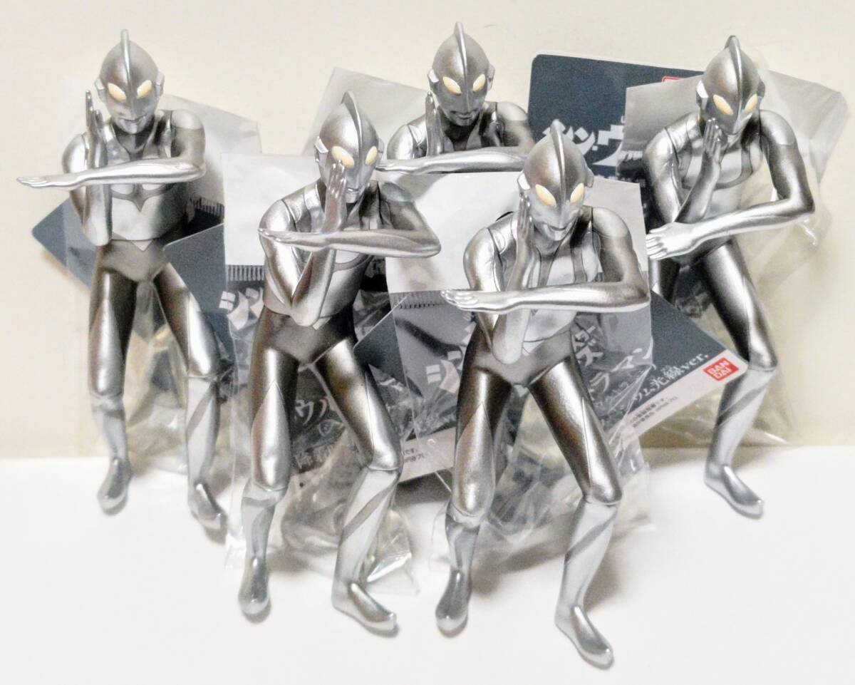 新品即決 ムービーモンスターシリーズ ウルトラマン 降着時スペシウム光線ver. 5体 ソフビ バンダイ ULTRAMAN 空想特撮映画拍卖