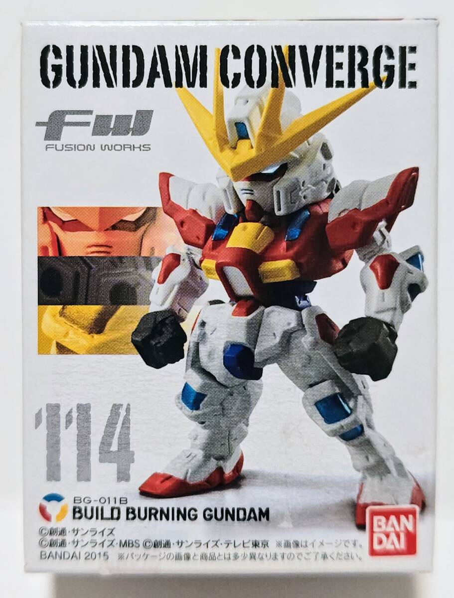 新品即決 コンバージ 114 ビルドバーニングガンダム 未開封 バンダイ 2015年 食玩 FW GUNDAM CONVERGE 20 フィギュア ガンダム サンライズ 拍卖