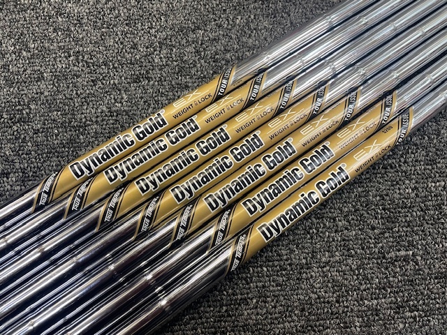 中古★トゥルーテンパー Dynamic Gold EX Tour Issue S200★#4~PW 7本セット拍卖