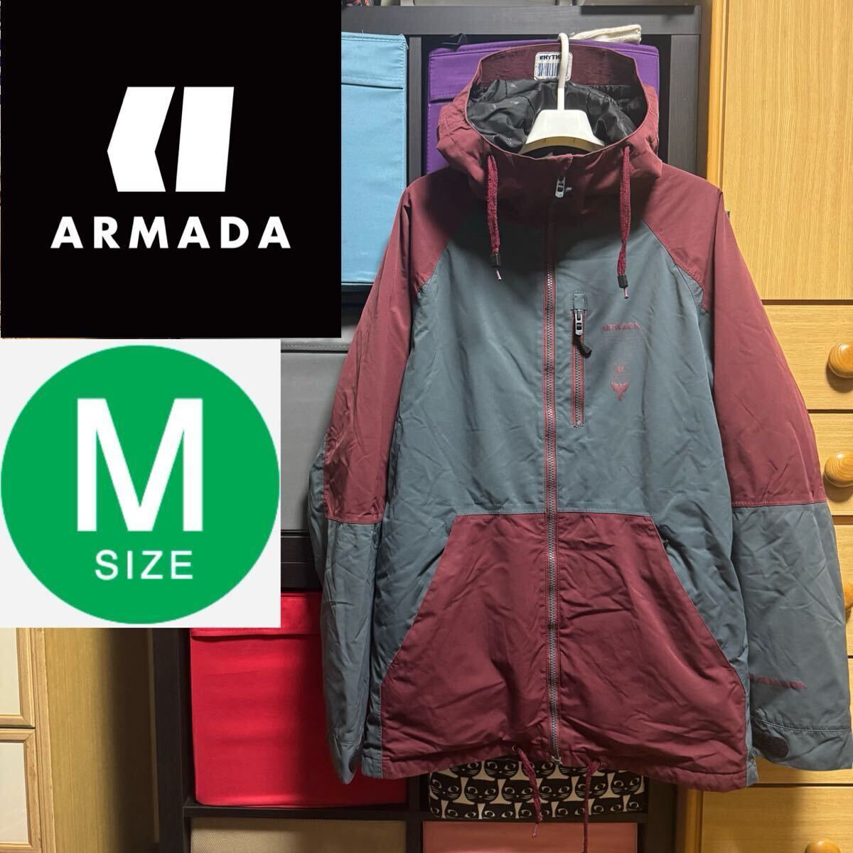 ARMADA アルマダ Carson Insulated カーソン インサレーテッド ジャケット メンズ Mサイズ M スキー スノーボード スノボ ウェア ウエア拍卖