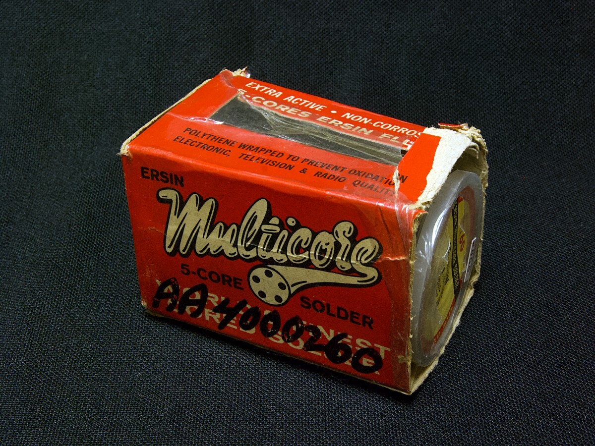 ♪♪Ersin Multicore Solder 60/40 1.2mm径 切売り1m、エルシン・マルチコア・ソルダー ハンダ♪♪拍卖