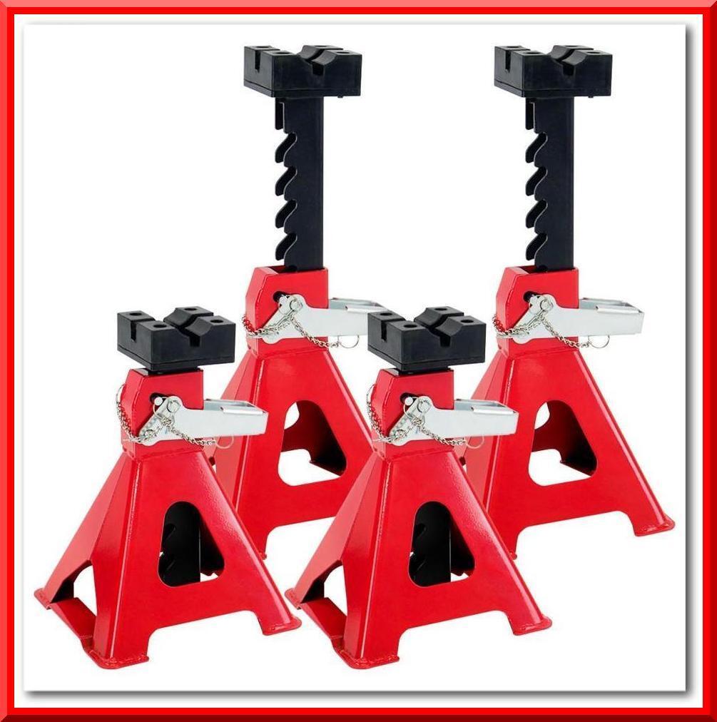 【新品】ジャッキスタンド 3t 4台セット 最低280〜最高430mm 馬 ジャッキ拍卖