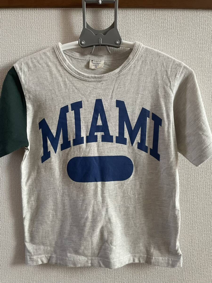 チャンピオン champion Tシャツ(ライトグレー)150拍卖