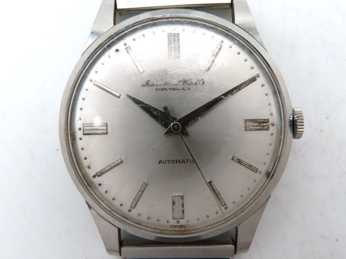 1円 IWC オールドインター SS シルバー文字盤 ボーイズ 不動 AT 27127 EERA拍卖