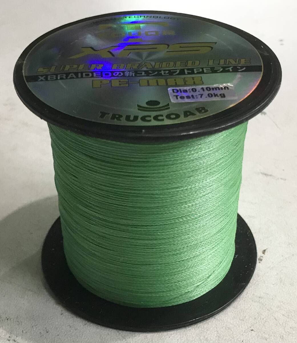 PEライン300メートル☆0.4号☆0.1㎜☆13ポンド☆送料無料☆新品未使用☆グリーン☆TRUCCOAB BRAID X4SUPER PE LINE☆釣り糸☆拍卖