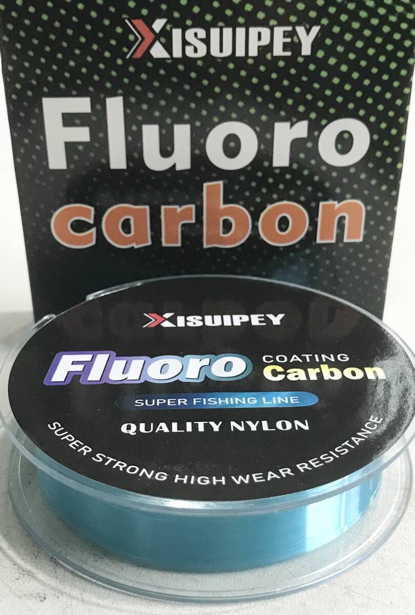 フロロカーボンライン100メートル☆4号☆0.32㎜☆26.4ポンド☆送料無料☆新品未使用☆ライトブルー☆XISUIPEY FLUORO CARBON LINE☆釣り糸拍卖
