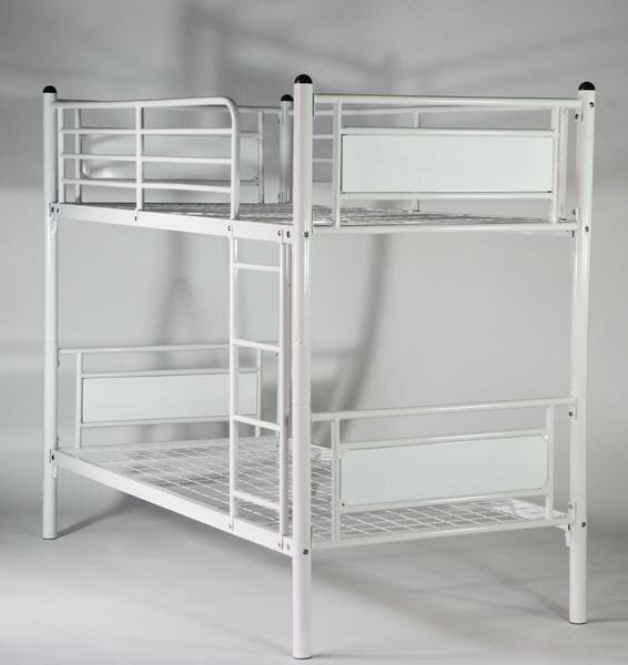 新品 2段ベッド 二段ベッド パイプベッド スチール ■052WH拍卖