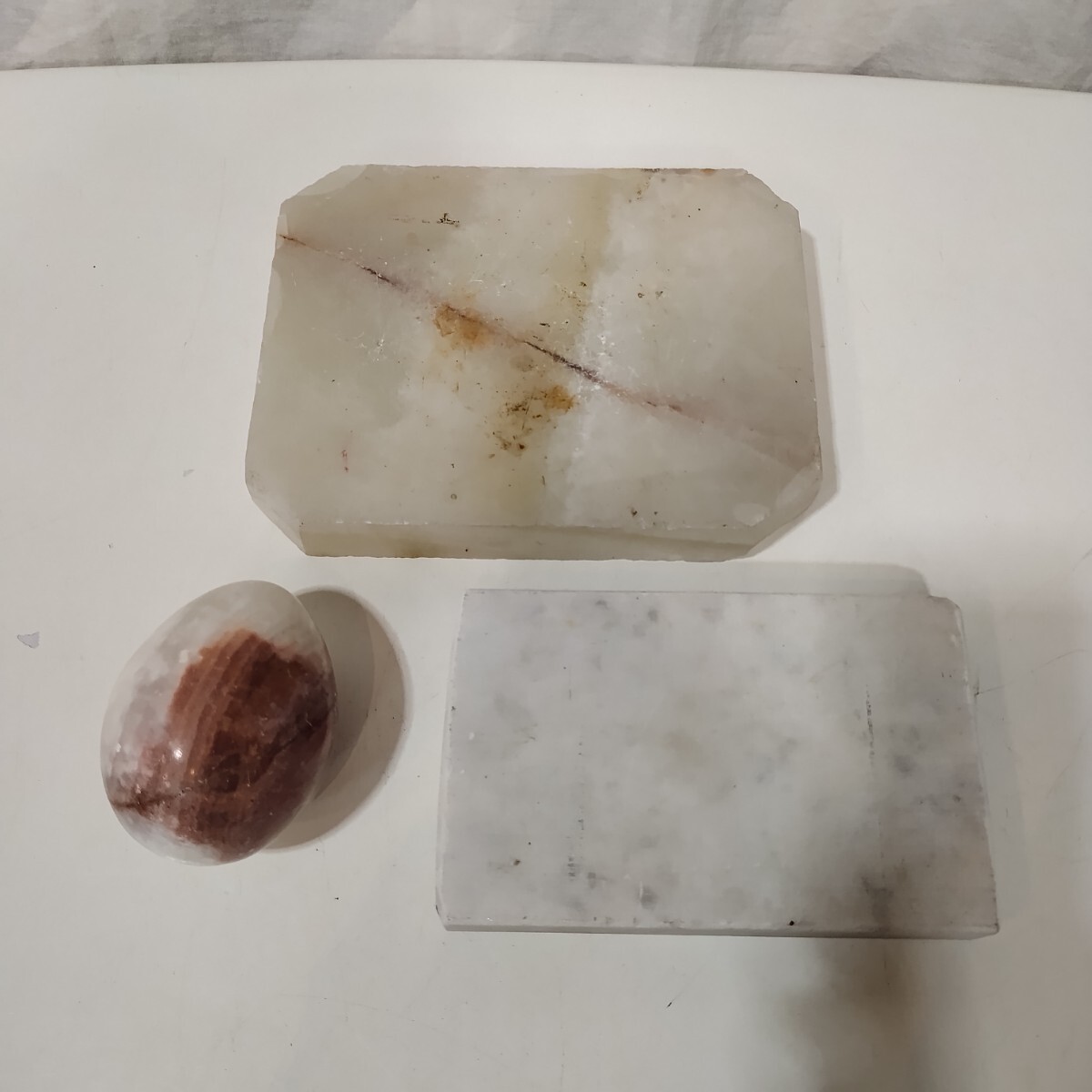 1028j 鑑賞石 置物 オブジェ エッグ 卵型 ストーン 鉱石 原石 自然石 飾り石 天然石 インテリア 希少 検)赤瑪瑙 桜瑪瑙 大理石拍卖