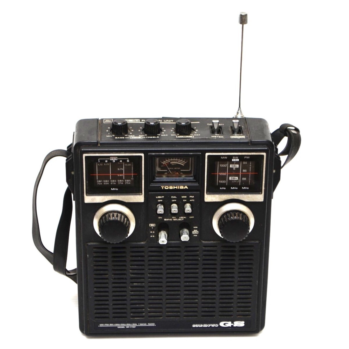 【入手困難/動確済】TOSHIBA 東芝 RP-775F BCLラジオ IC RADIO MW SW FM 7BAND レシーバー 短波 SOUND750 GS サウンド750GS RP-770F 兄弟機拍卖