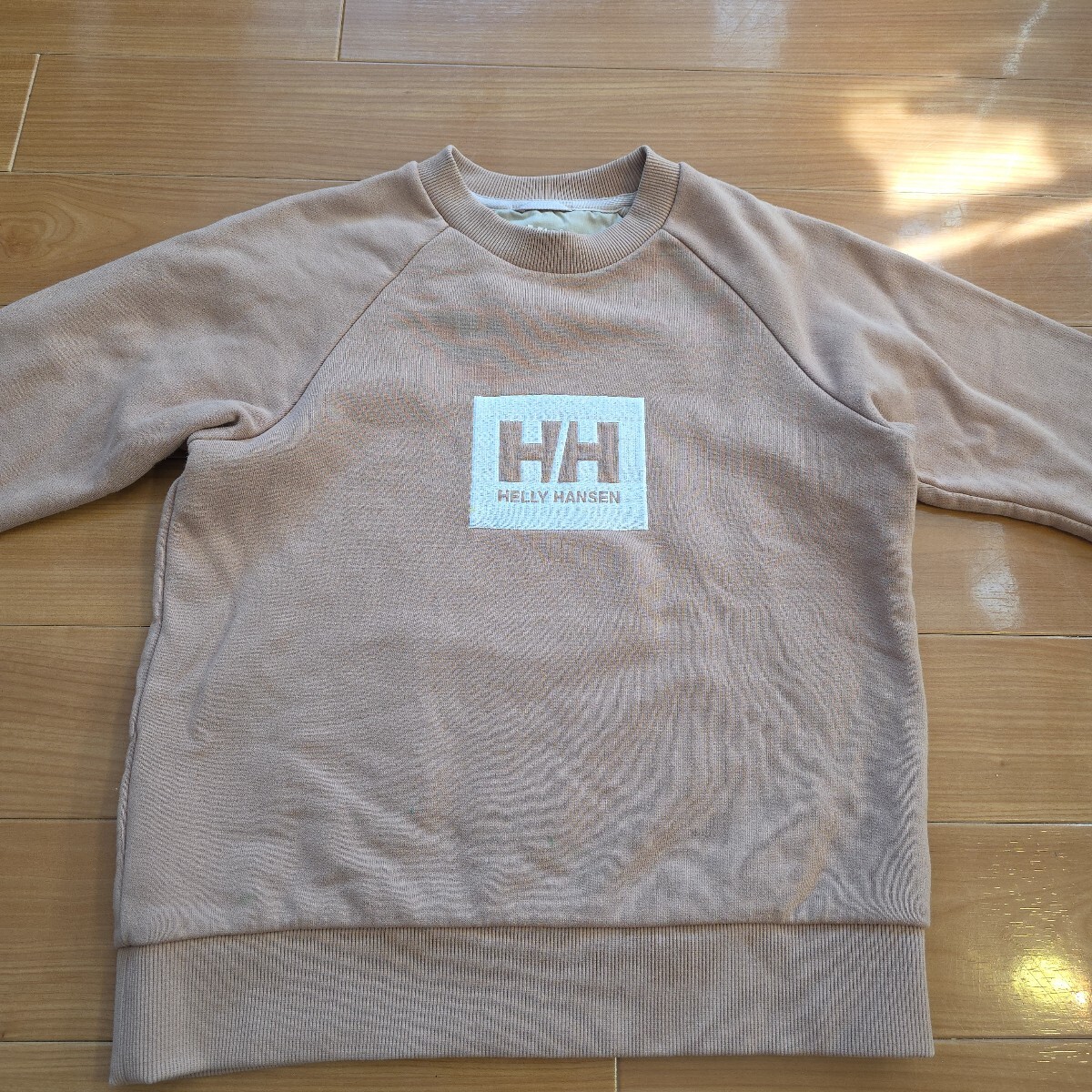 ヘリーハンセン キッズ  スウェット 140cm ベージュ拍卖