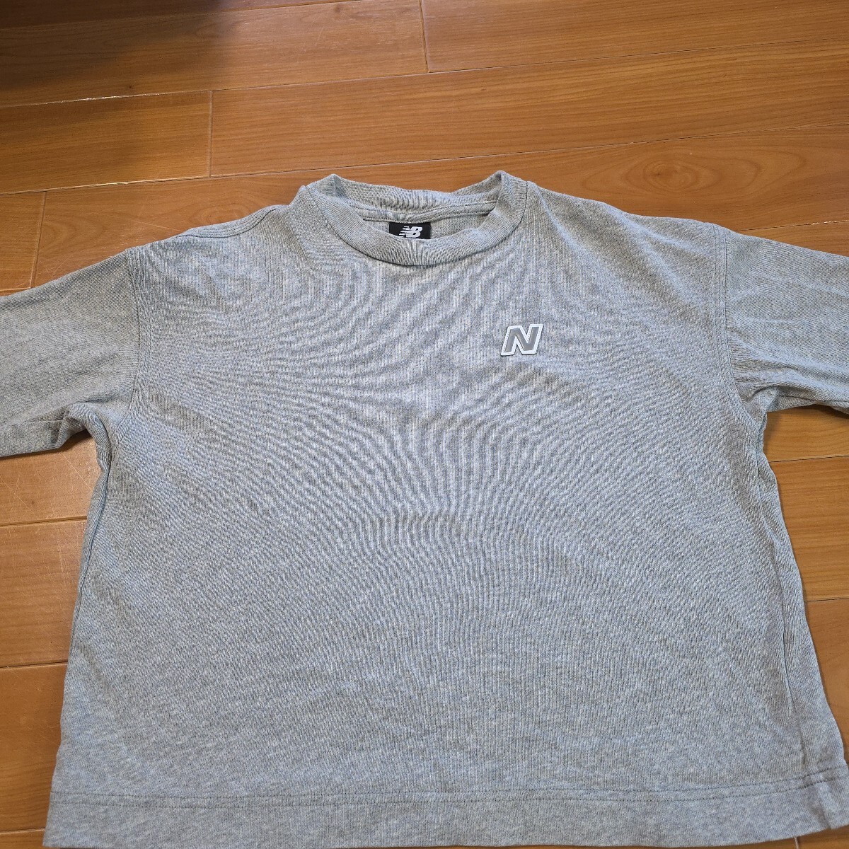 ヘビーウェイトオーバーサイズロングスリーブTシャツ 140㎝ グレー拍卖