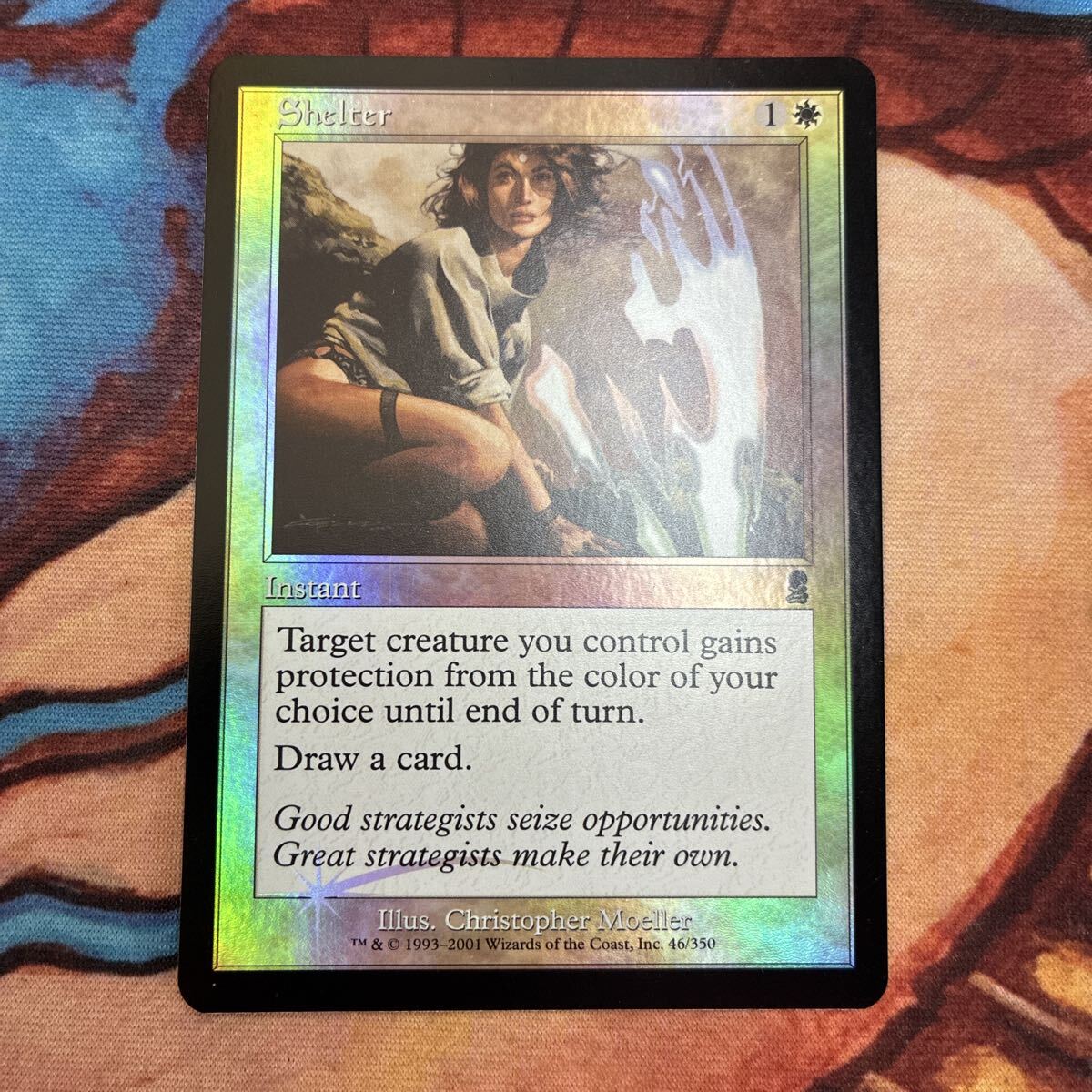 100円スタート MTG マジックザギャザリング foil オデッセイ 英語 避難/Shelter拍卖