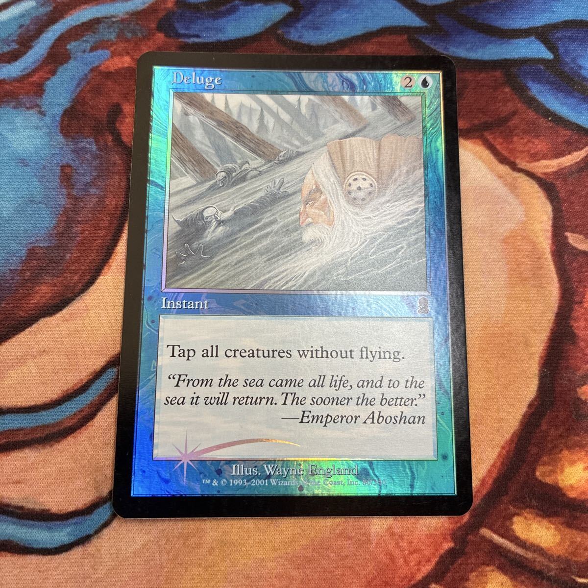 100円スタート MTG マジックザギャザリング foil オデッセイ 英語 大洪水/Deluge拍卖