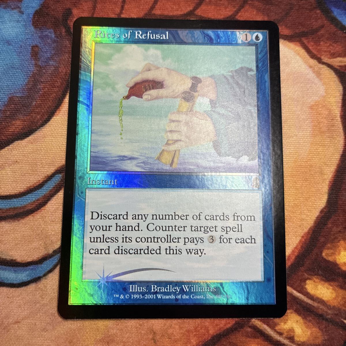 100円スタート MTG マジックザギャザリング foil オデッセイ 英語 拒絶の儀式/Rites of Refusal拍卖