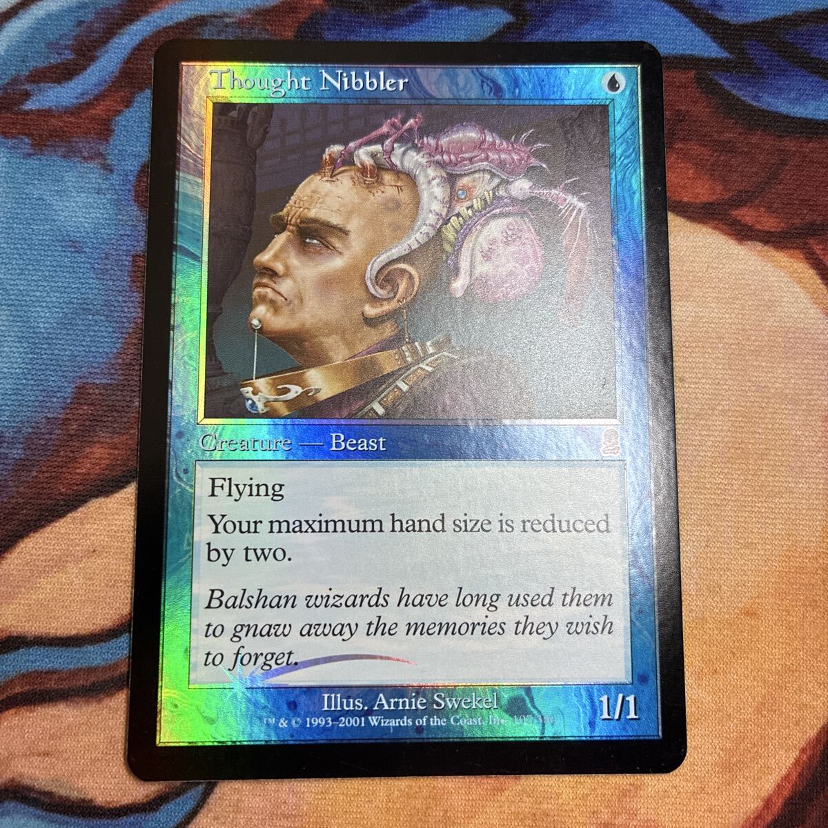 100円スタート MTG マジックザギャザリング foil オデッセイ 英語 思考をかじるもの/Thought Nibbler拍卖