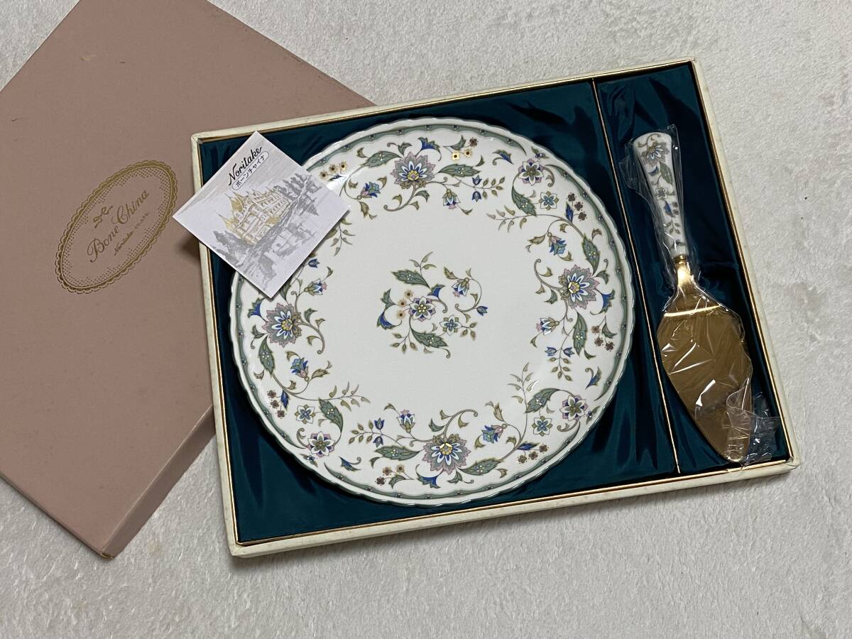 ★新品【ノリタケ】CALIPH PALACE ケーキ皿(サーバー付き)★拍卖