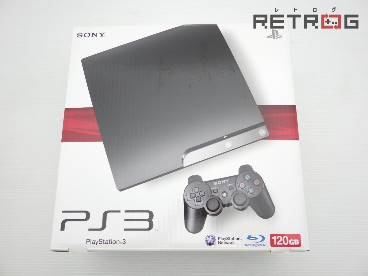 【箱付き】【動作品】PlayStation3 120GB チャコールブラック(旧薄型PS3本体・CECH-2000A) PS3拍卖