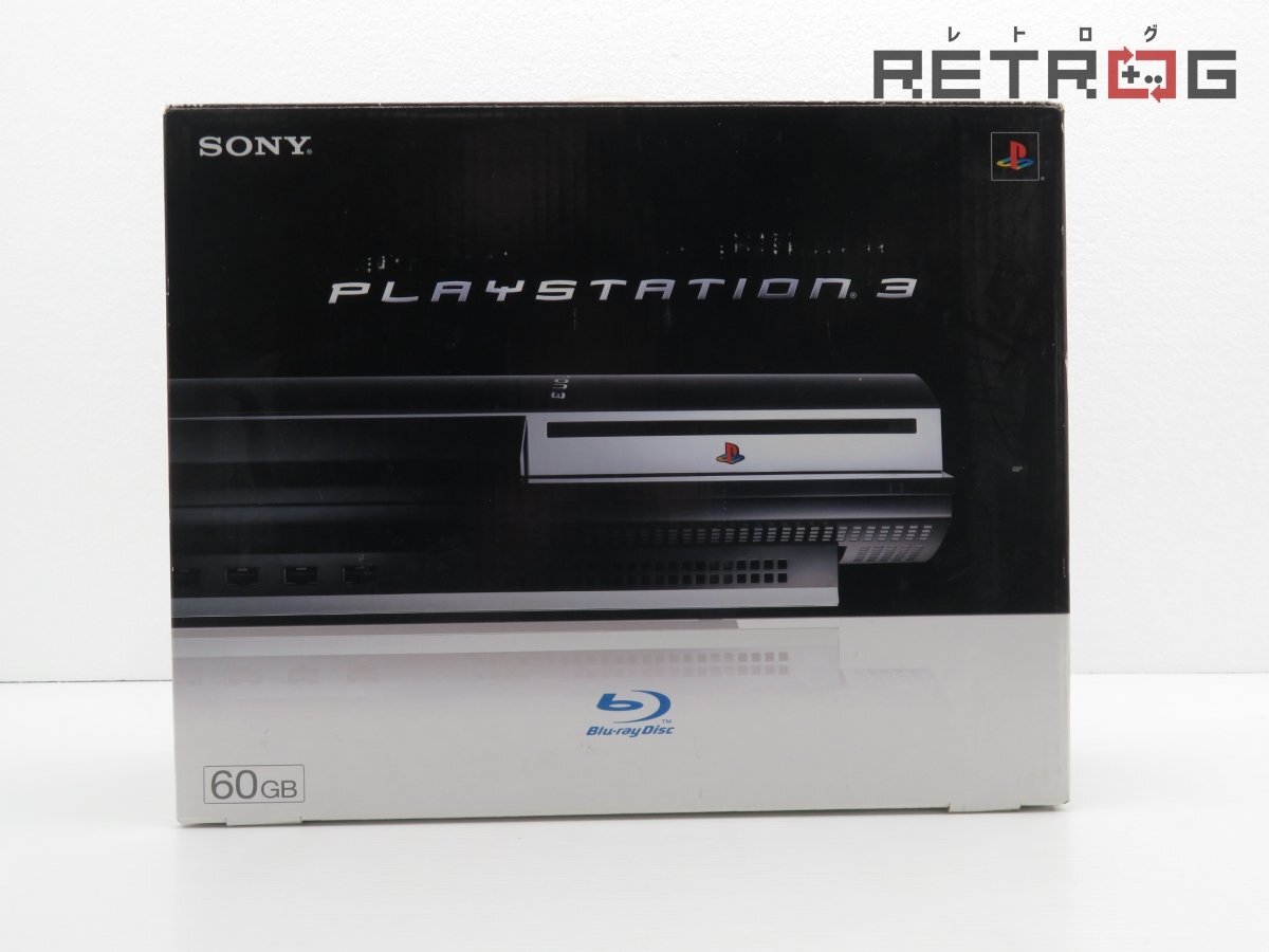 【箱付き】【動作品】PlayStation3本体 60GB(CECHA00/クリアブラック) PS2ソフト動作未確認 PS3拍卖