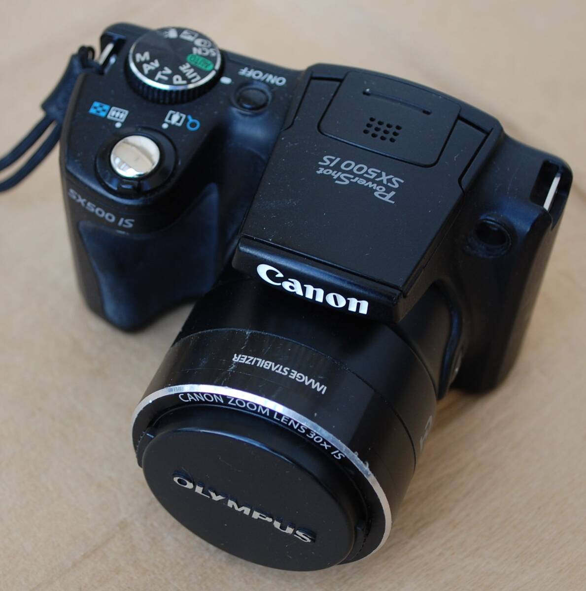 【即決】状態良好 Canon PowerShot SX500 IS(PC1818)光学30倍 コンパクト大望遠デジカメ 充電器+バッテリー付 送料410円~拍卖