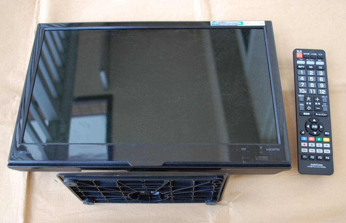【即決】SANSUI シンプル液晶プライベートテレビ SDN16-B11 HDMI端子付 付属品アリ 80サイズ発送拍卖