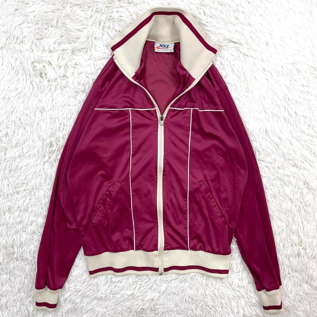 70s USA製 オレンジタグ ☆NIKE/ナイキ トラックジャケット ジャージ ヴィンテージ 古着拍卖