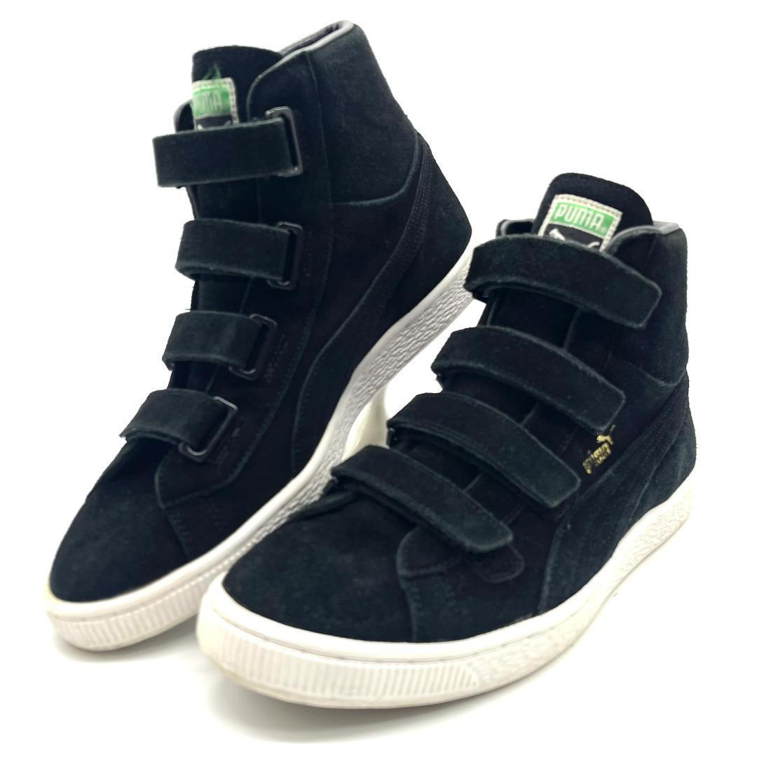 Puma/プーマ スウェード SUEDE ベロクロ ハイカット 日本製 MADE IN JAPAN 27cm拍卖