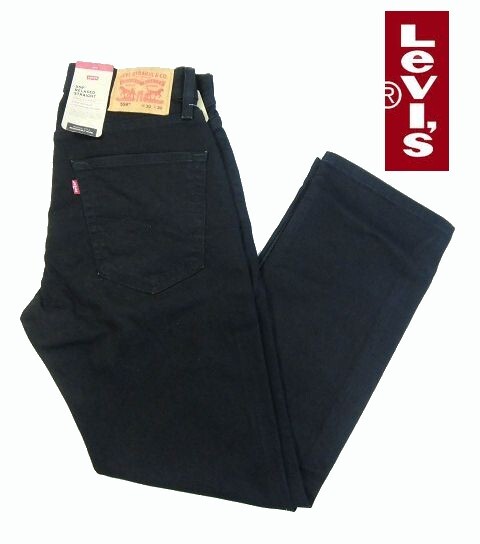 J月10664新品▼ リーバイス Levi's 559 リラックストレートジーンズ W30 L30 ブラックジーンズ ジーンズ デニムパンツ ジーパン ストレッチ拍卖