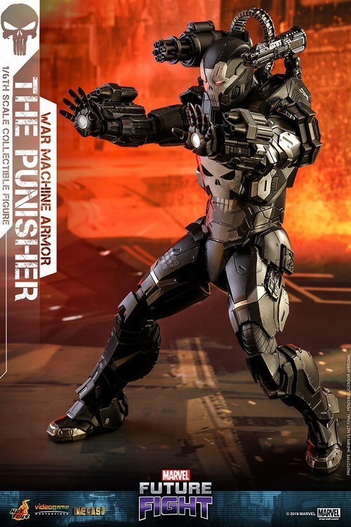 『Marvel フューチャーファイト』パニッシャー ウォーマシンアーマー ver ホットトイズ ビデオゲーム・マスターピースDIECAST拍卖