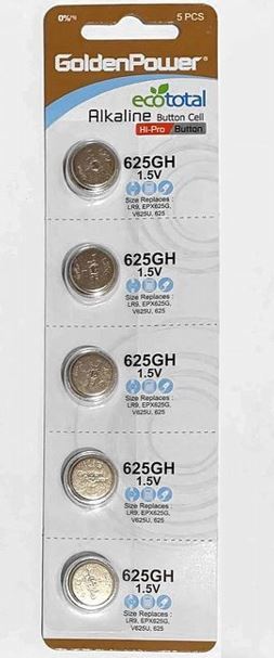 MR9 H-D形状互換 625 GH 電池 5個セット 電圧 1.5V 625A E625 V625PX 625 625A LR625拍卖