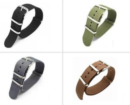 送料無料 4本組 短め 腕時計 ベルト 20mm NATOタイプ 時計ベルト 時計バンド 交換用 替えベルト ナイロンベルト 4本 20mm拍卖