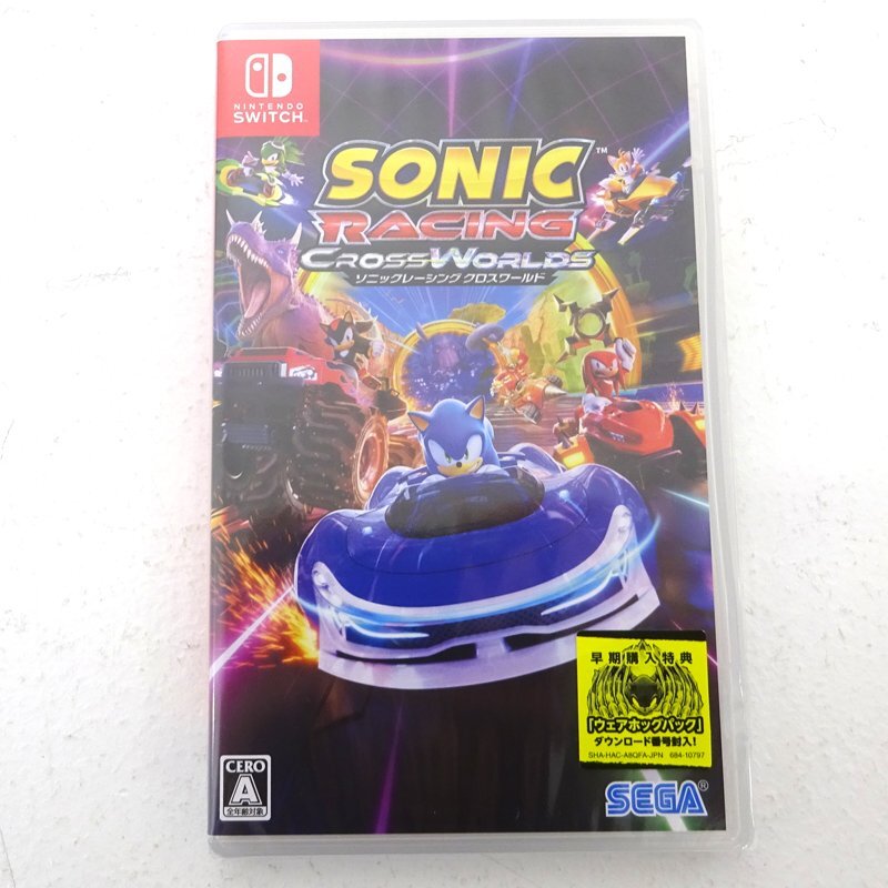 ★未開封★Nintendo Switchソフト ソニックレーシング クロスワールド (ニンテンドー/スイッチソフト) ★【GM646】拍卖