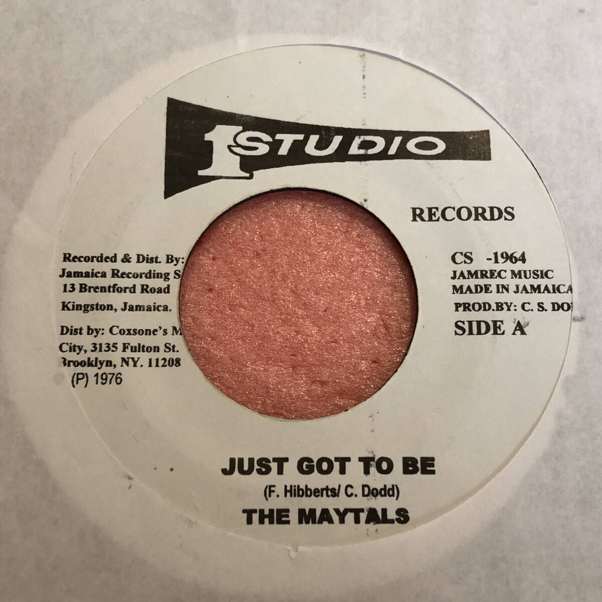 7” The Maytals Just Got To Be ザ メイタルズ / The Skatalites El Pussy Ska スカタライツ拍卖