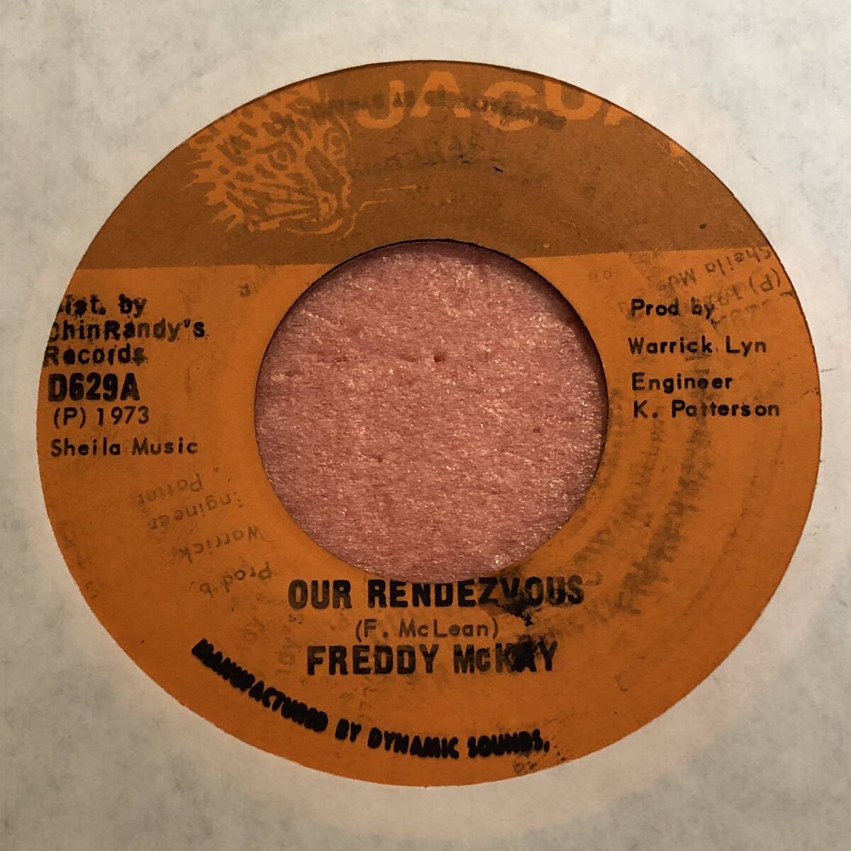 7” Freddy McKay Our Rendezvous / Soul Dynamites Our Rendezvous (Version) フレディ マッケイ拍卖