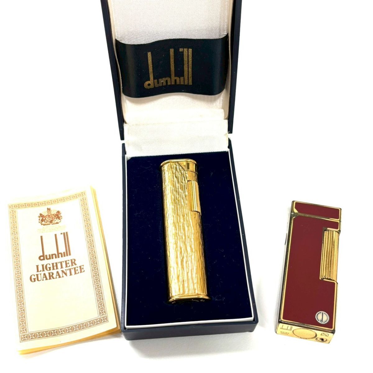 【着火未確認】dunhill ダンヒル ガスライター 2点まとめ ゴールドカラー ボルド系ー×ゴールド系 喫煙具 ITJEC5HXAXQ8 E34拍卖