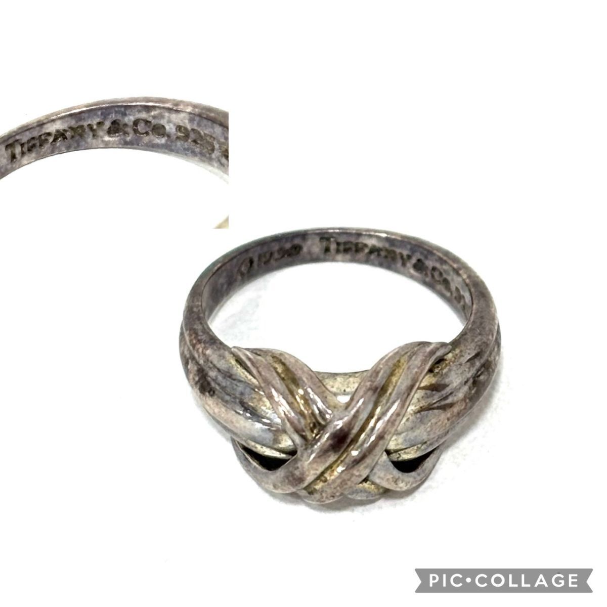 TIFFANY&Co. ティファニー シグネチャー クロス リング SV925 総重量約3.3g アクセサリー ITHXR2C2VOEC F113拍卖